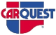 A red , white and blue logo for carquest.