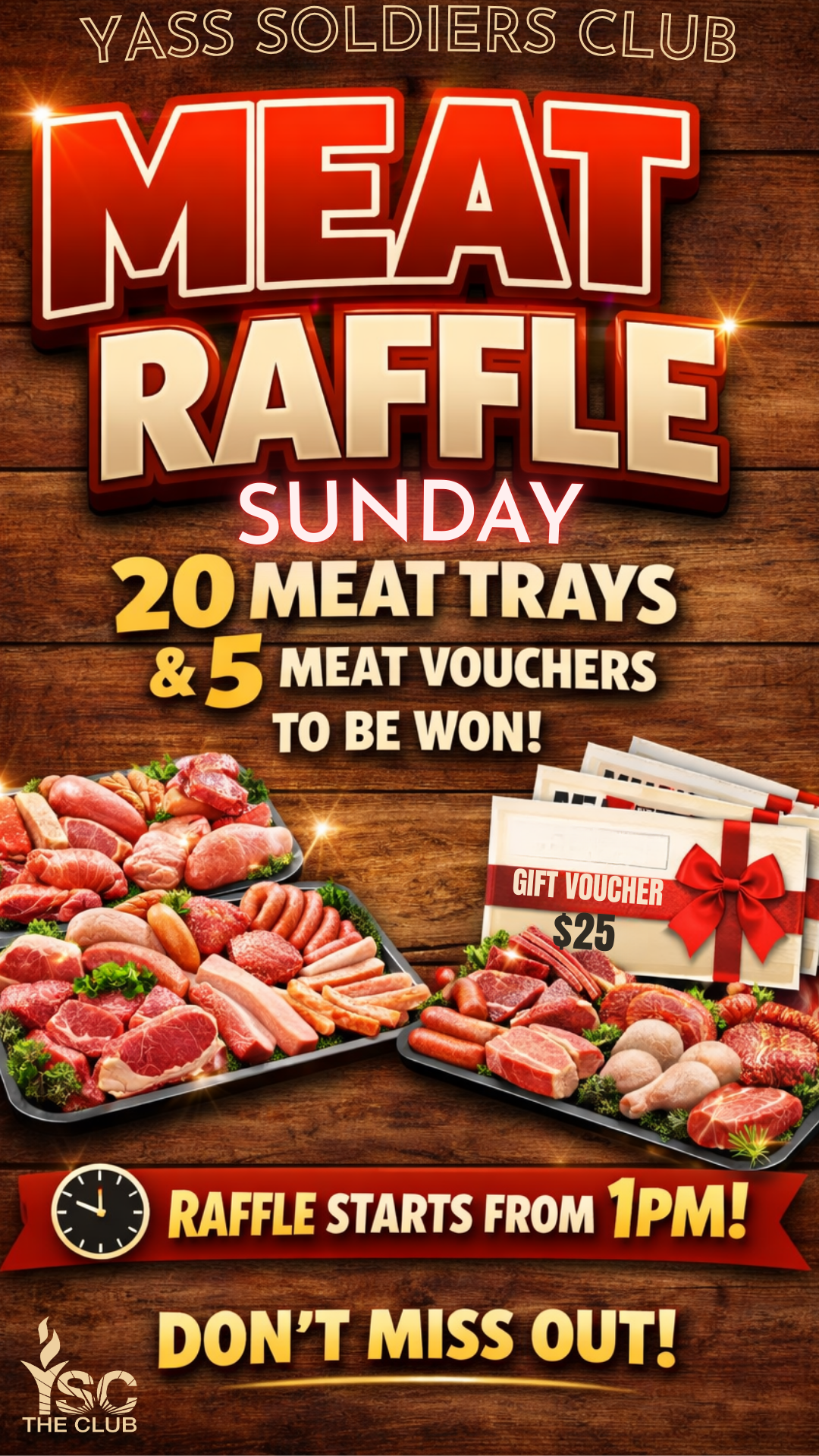 Sunday Meat Raffle