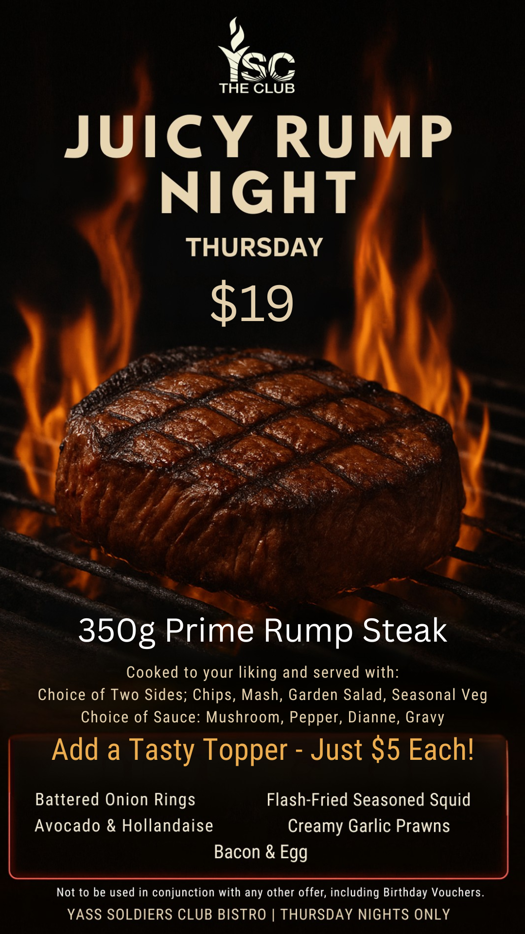 Thursday Steak Night