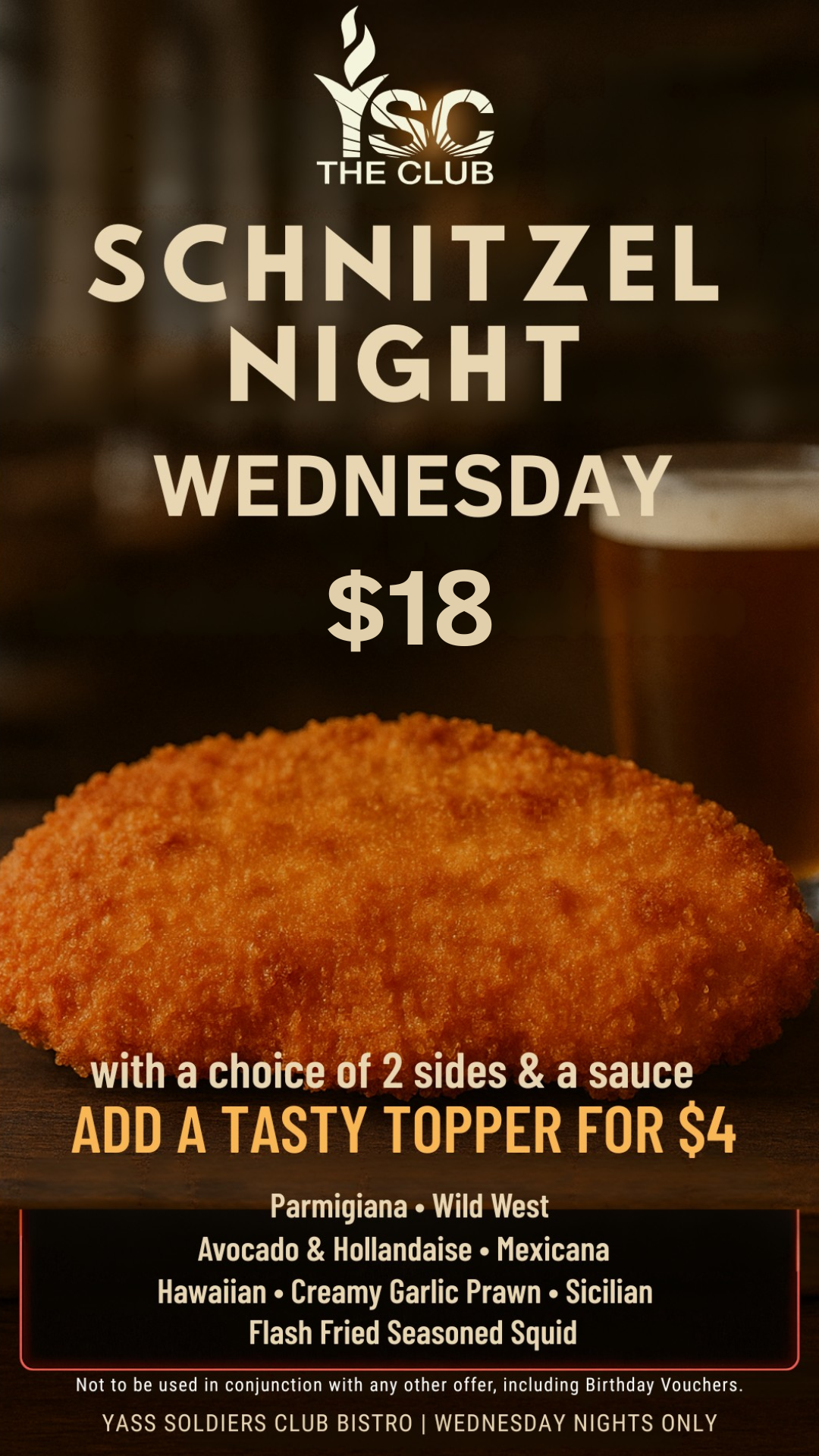 Wednesday Schnitzel Night