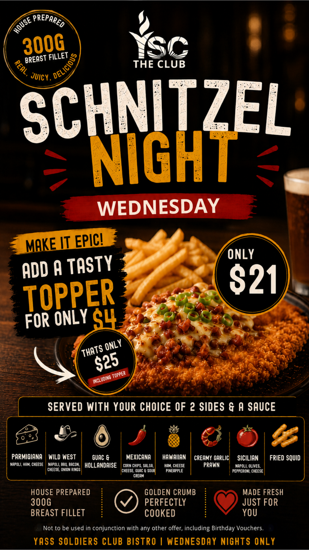 Wednesday Schnitzel Night