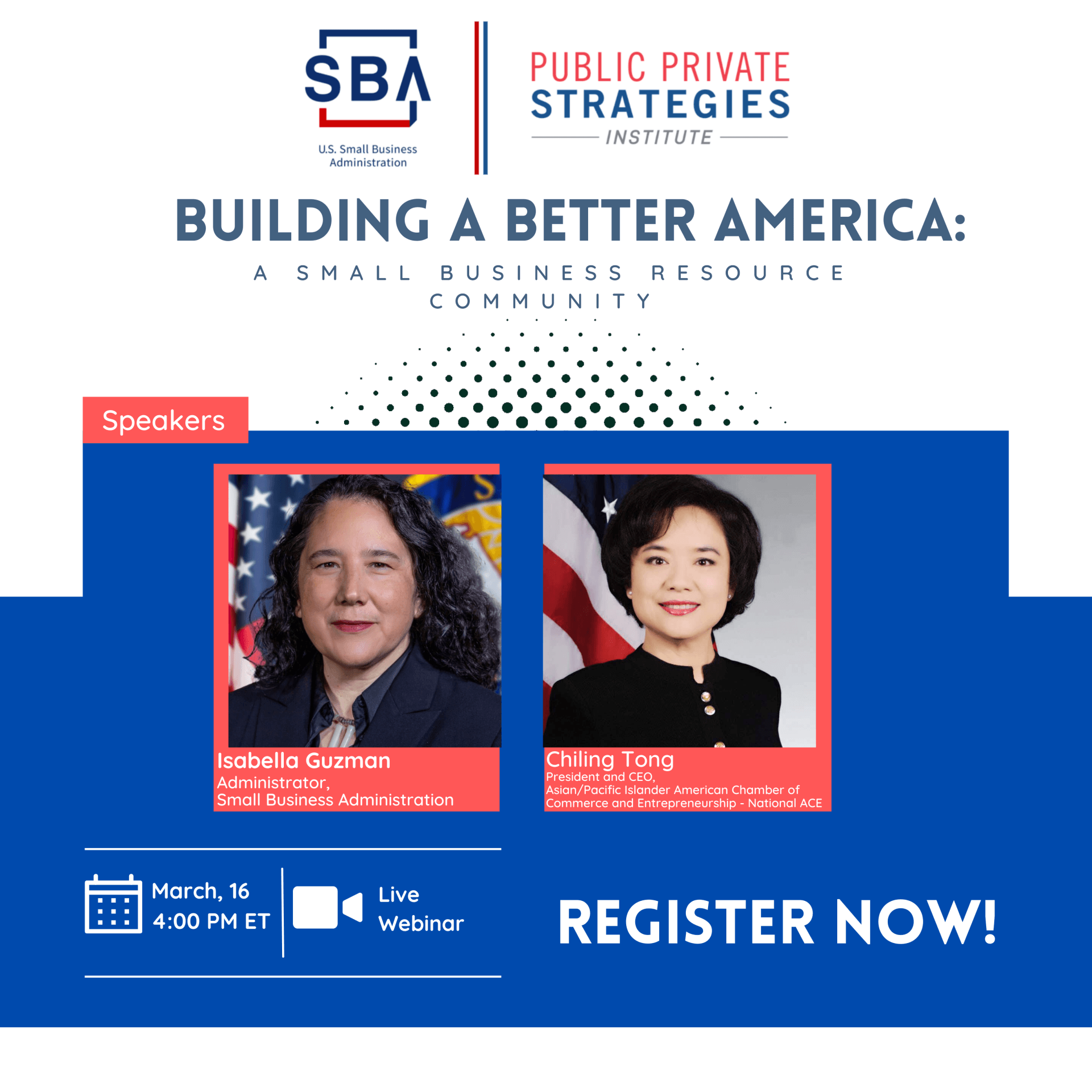 Building a Better America: SBA Administrator Guzman, White House ...