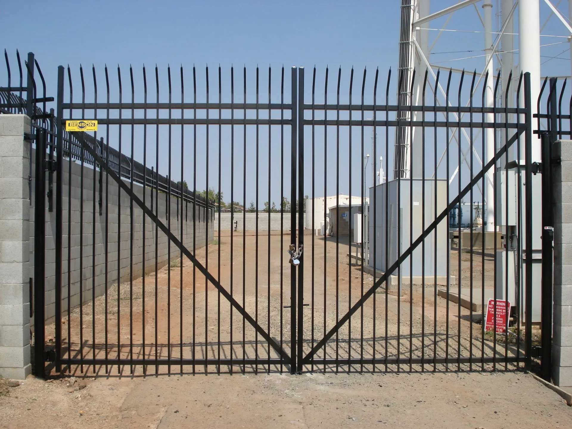 Commercial Iron Driveway Gates — Sacramento, CA — Benson Fence Co., Corp
