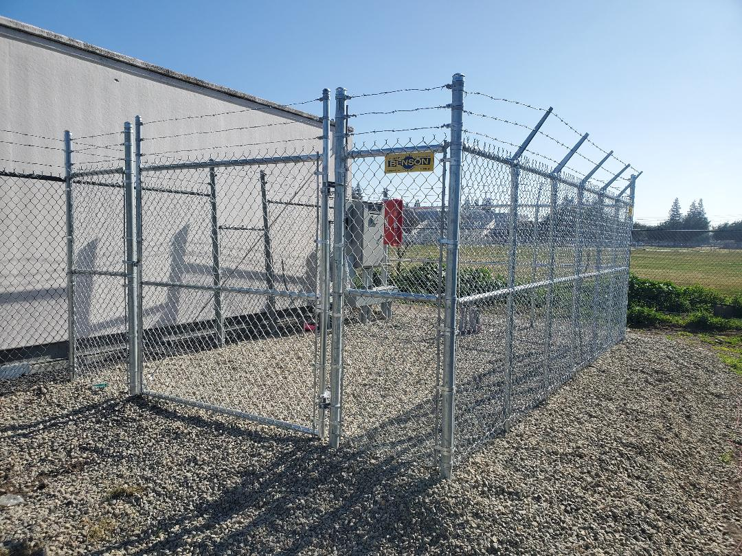 Iron Dumpster Gates — Sacramento, CA — Benson Fence Co., Corp