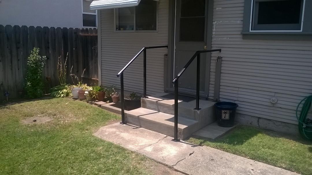 Entrance Handrail — Sacramento, CA — Benson Fence Co., Corp