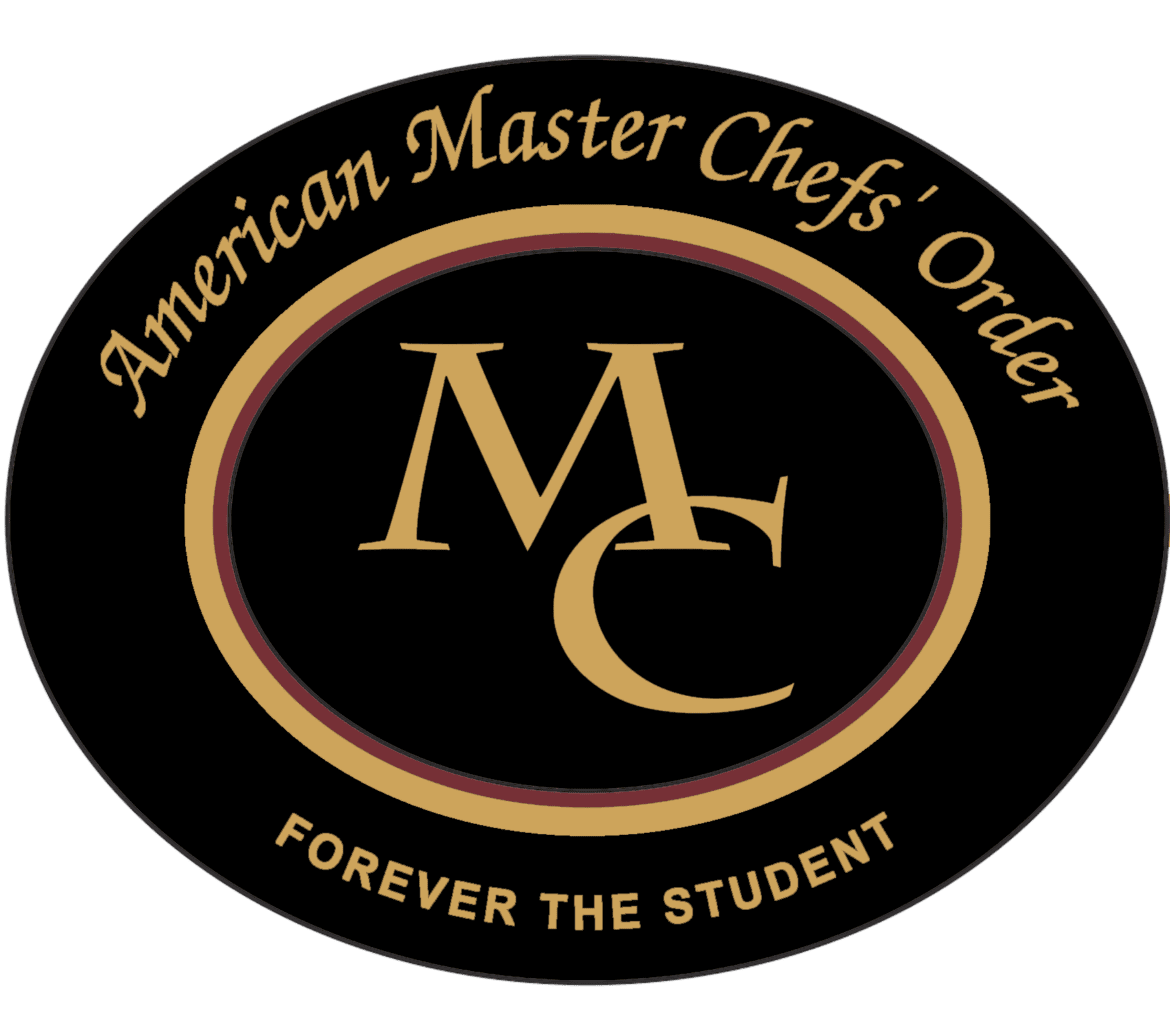 An american master chef 's order logo that says forever the student