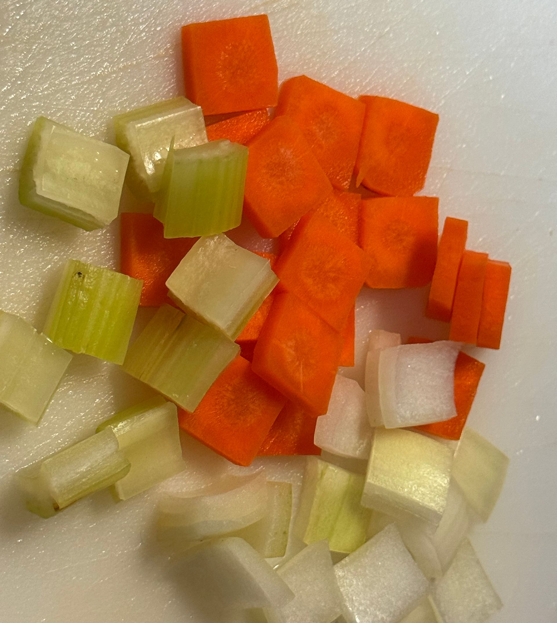 A white plate topped with clams in a sauce