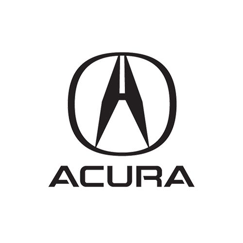 The acura logo is black and white on a white background.