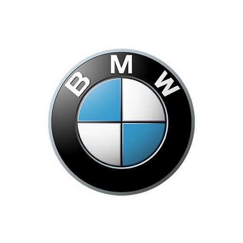 A bmw logo on a white background.