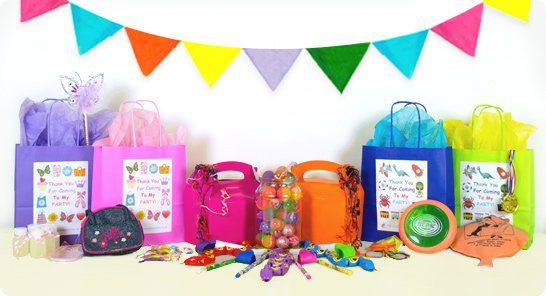 CHILDRENS PARTY BAG IDEAS