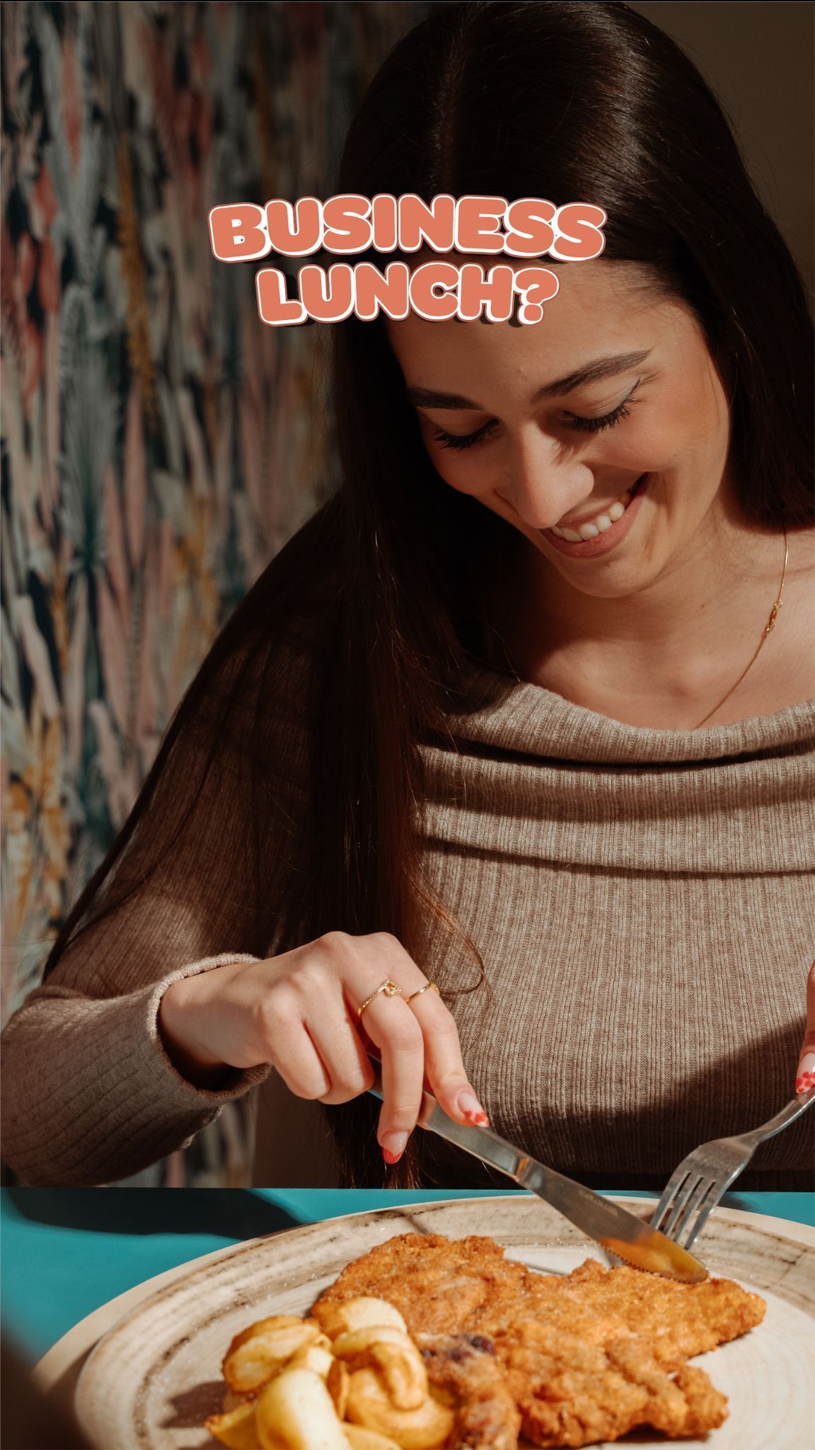 business lunch cotoletta alla milanese