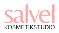 A pink and black logo for salvel kosmetikstudio