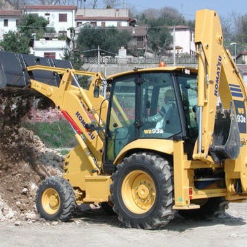 Vista laterale mezzo terra