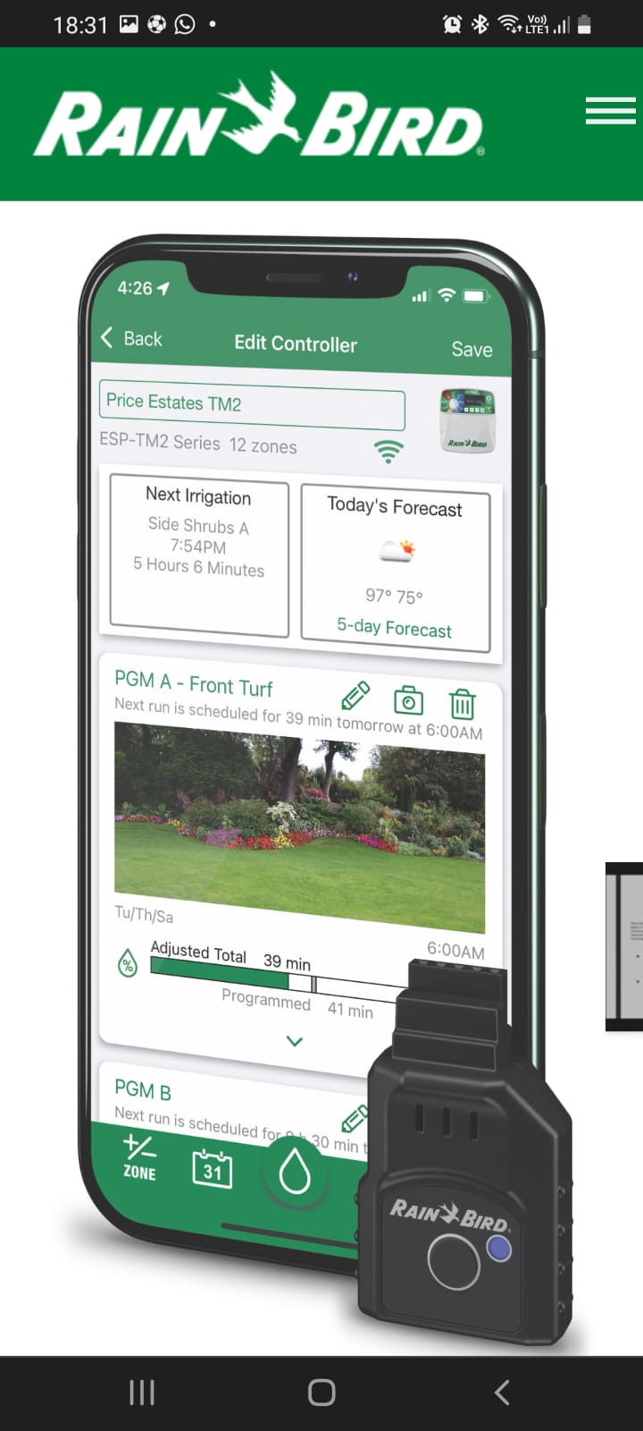 Módulo Wifi LNK Rain bird