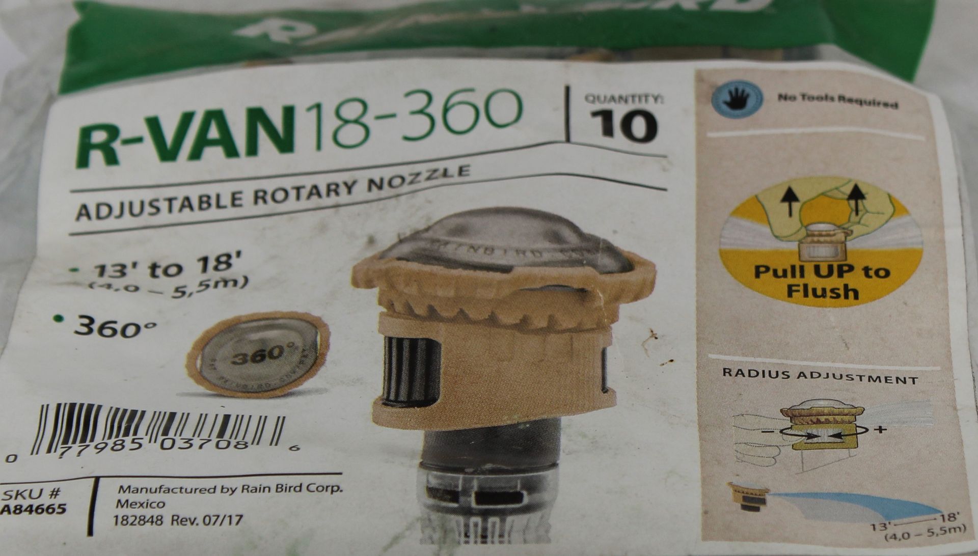 Boquillas R-VAN 18 360