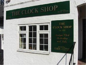 Clock restorer - Liphook, Hampshire - Clock Shop - Shop