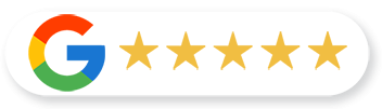 A google logo with five stars on it