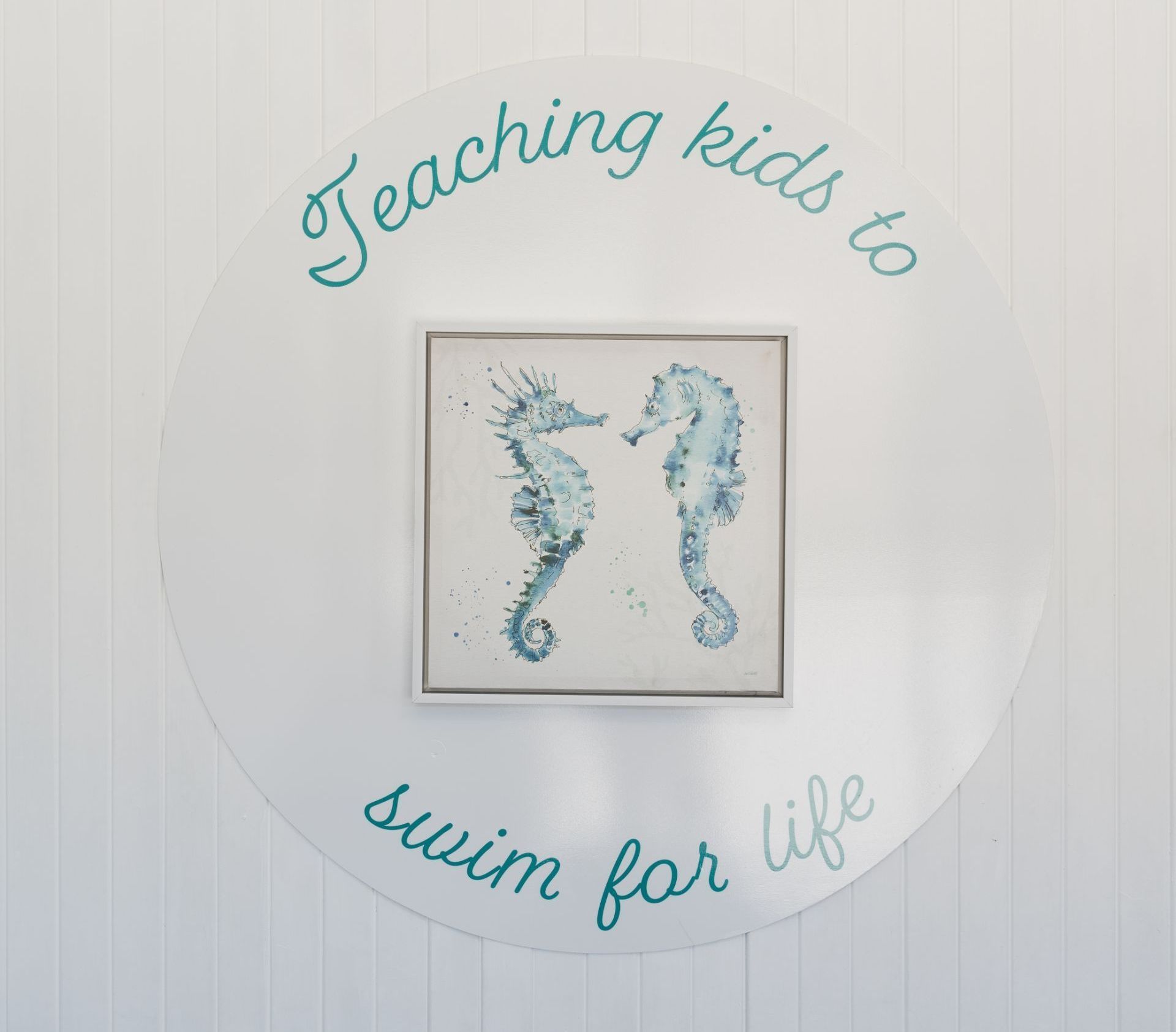 A Sign That Says Teaching Kids to Swim for Life — North Wyong Aqua Centre In Wyong, NSW