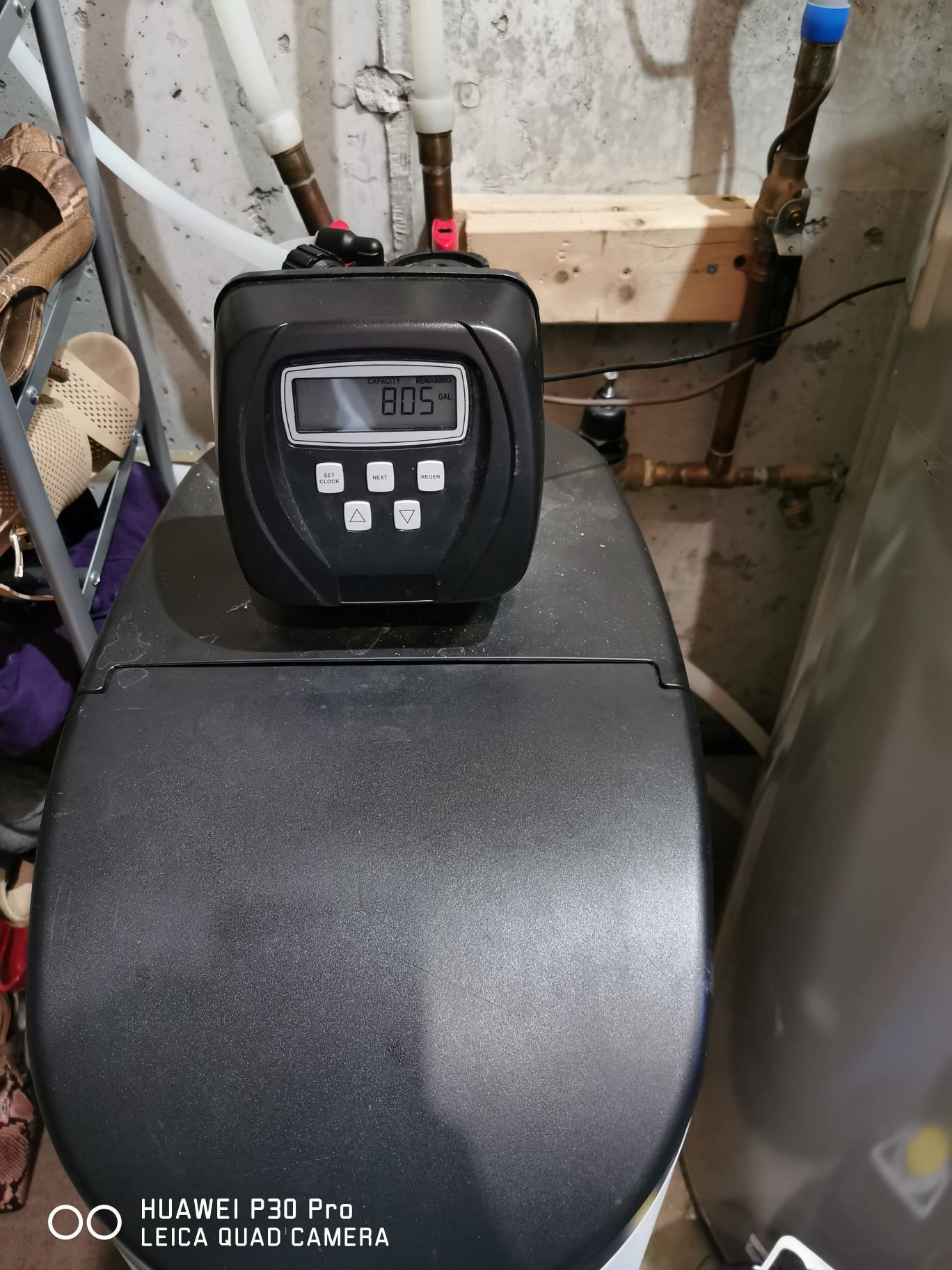 Water softener-carbon filter and 4 stage reverse osmosis