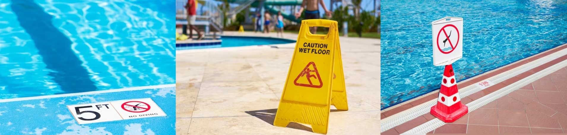 swimming pool safety sign
