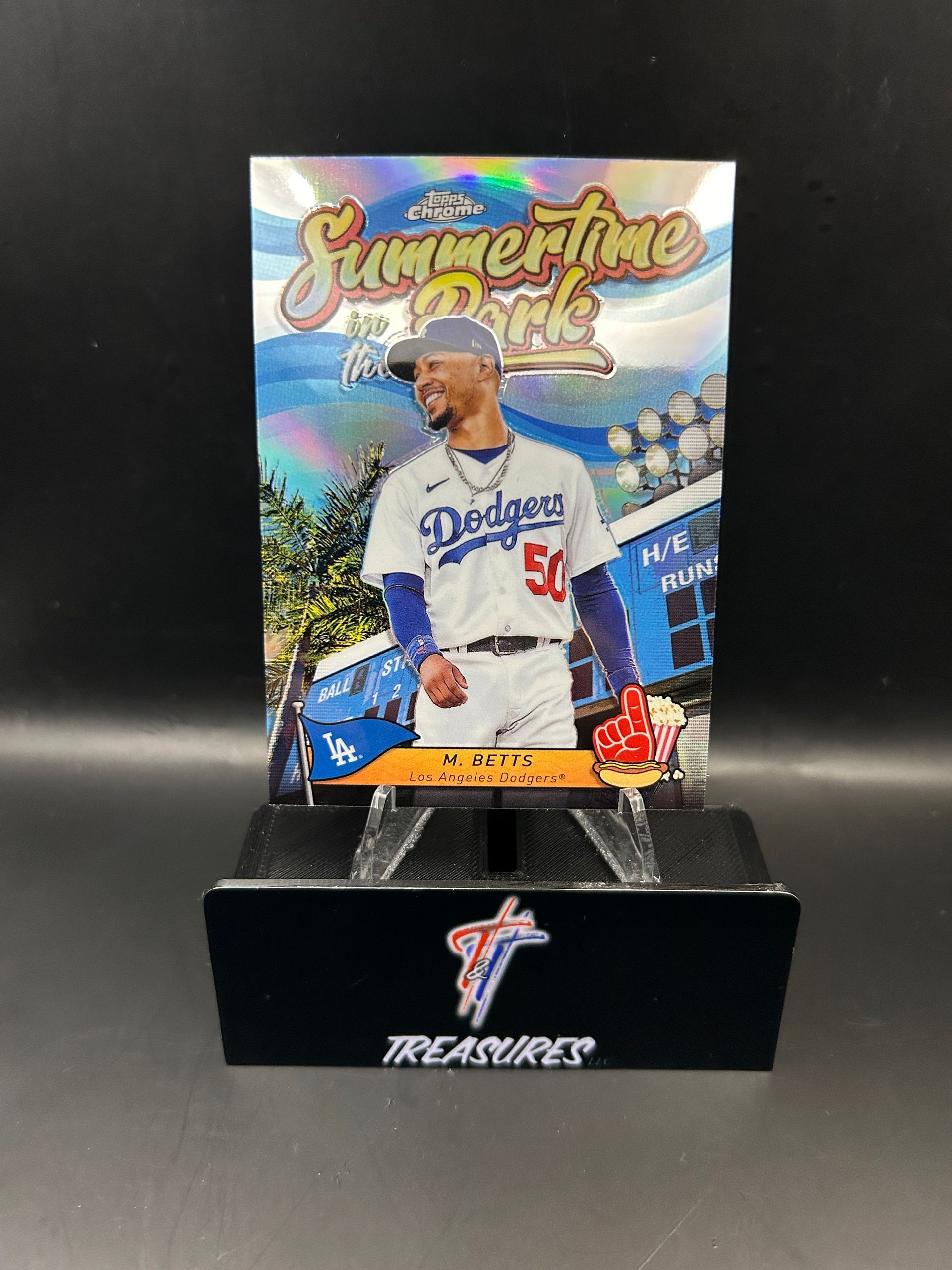 Mookie Betts Summertime In The Park Chrome Refractor