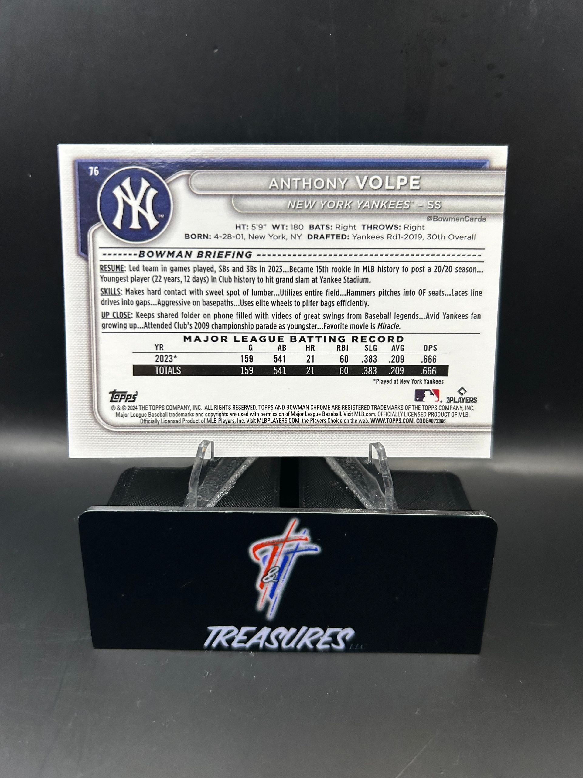 Anthony Volpe Mojo Refractor