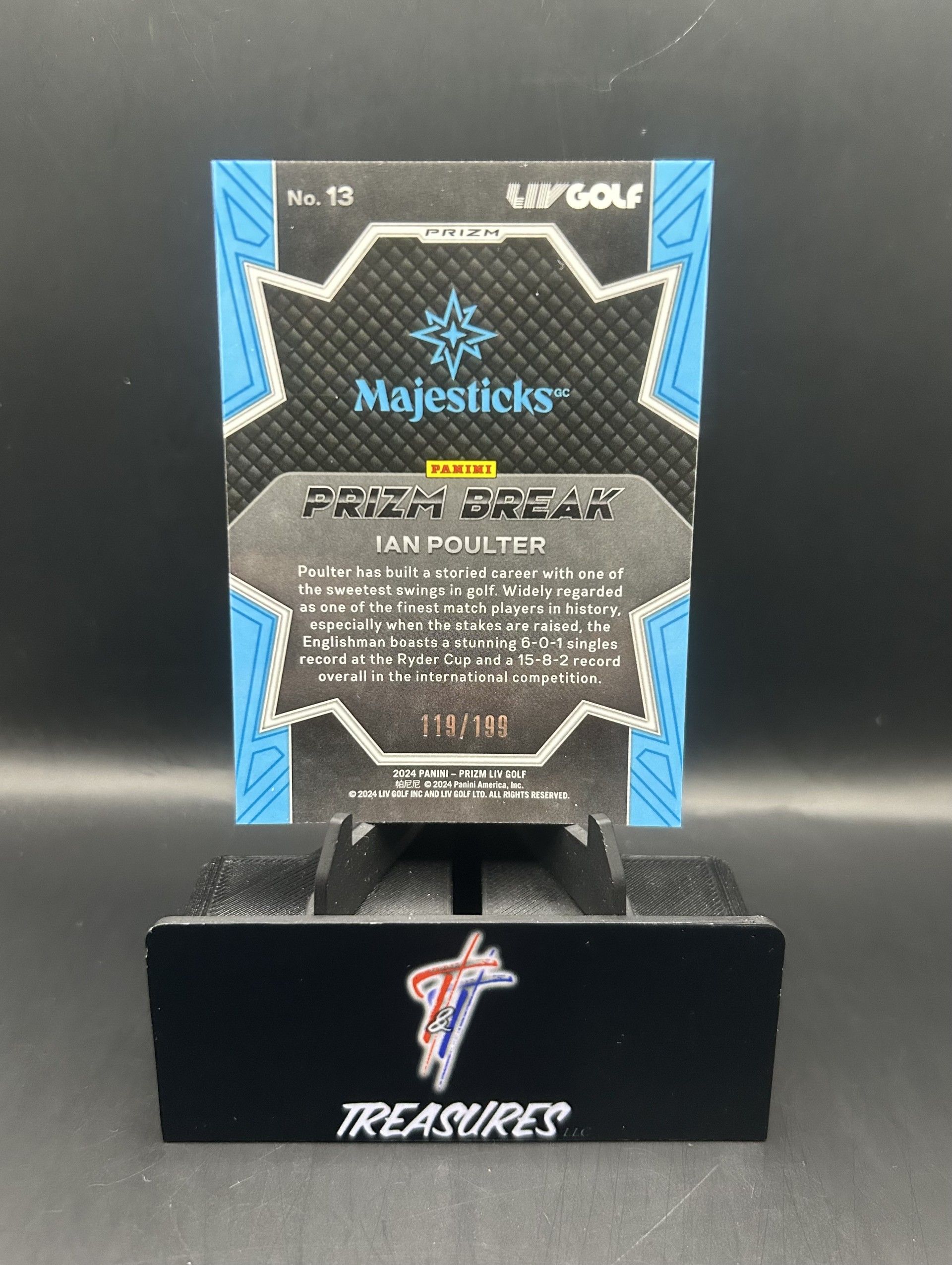 Ian Poulter 119/199 GreenPrizm Break