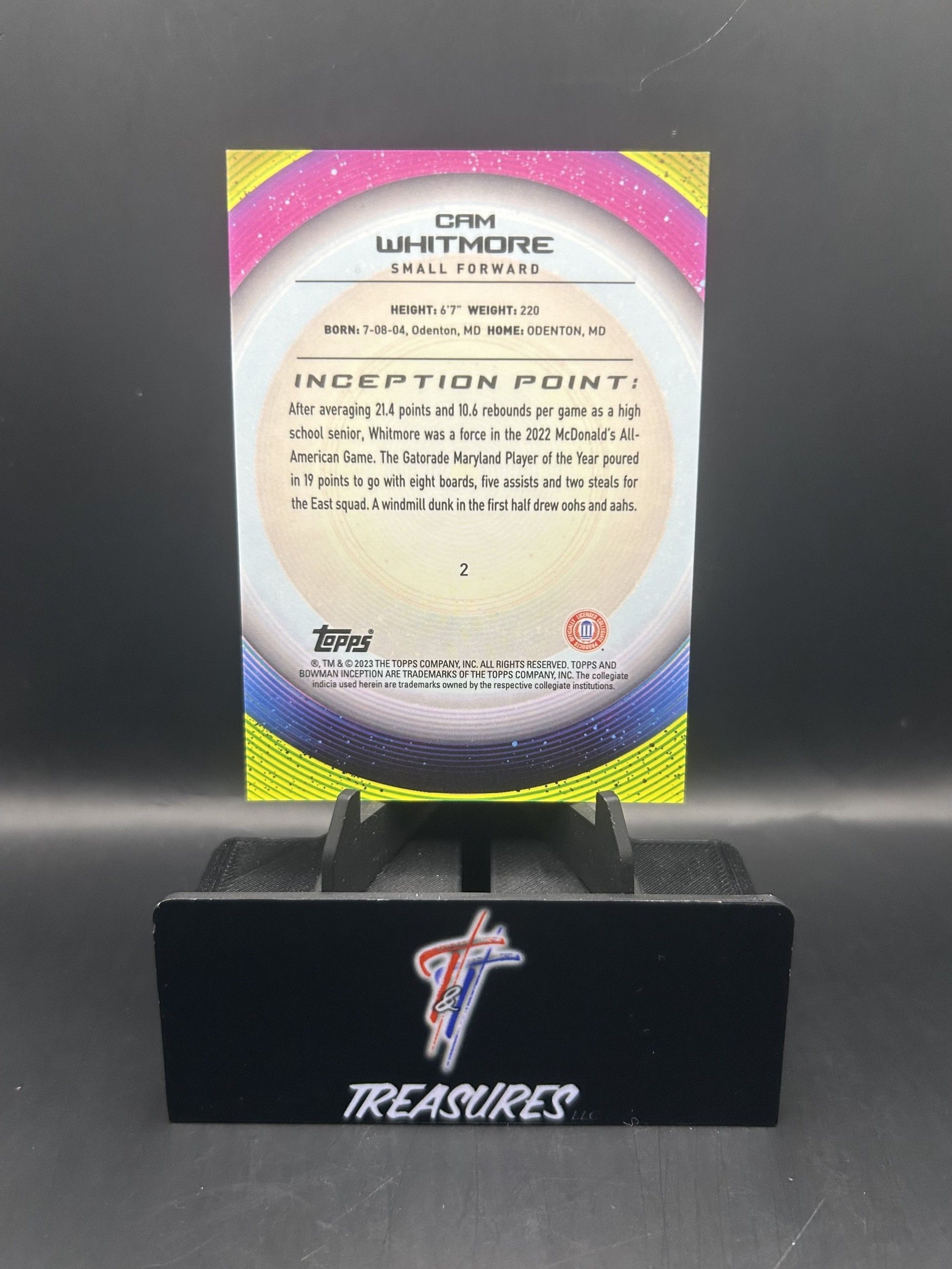 Cam Whitmore 58/99 Villanova