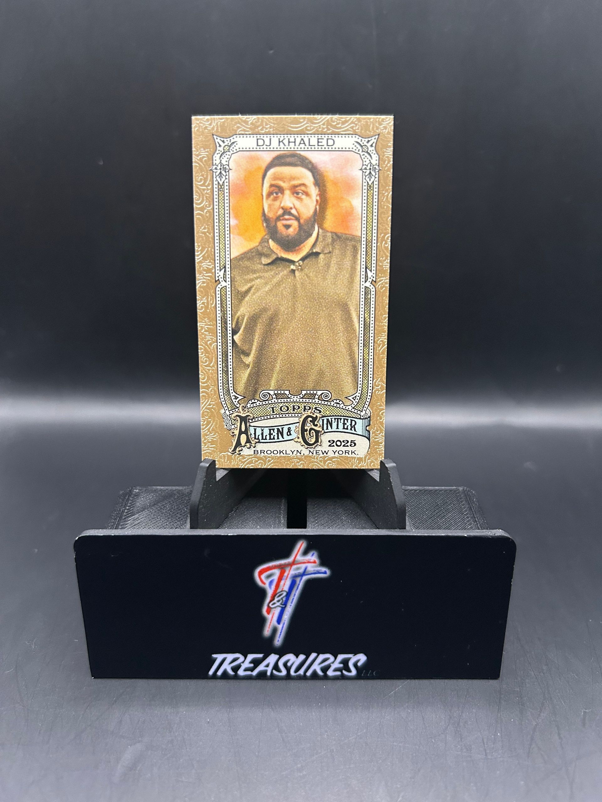 DJ Khalid Producer Mini Gold Border