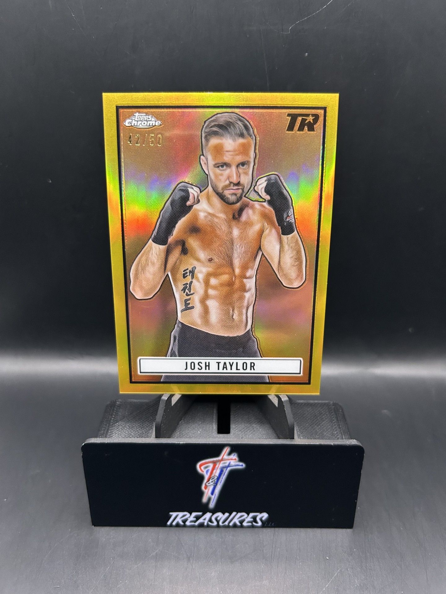 Josh Taylor Gold Refractor 42/50 - 1951 Ringside