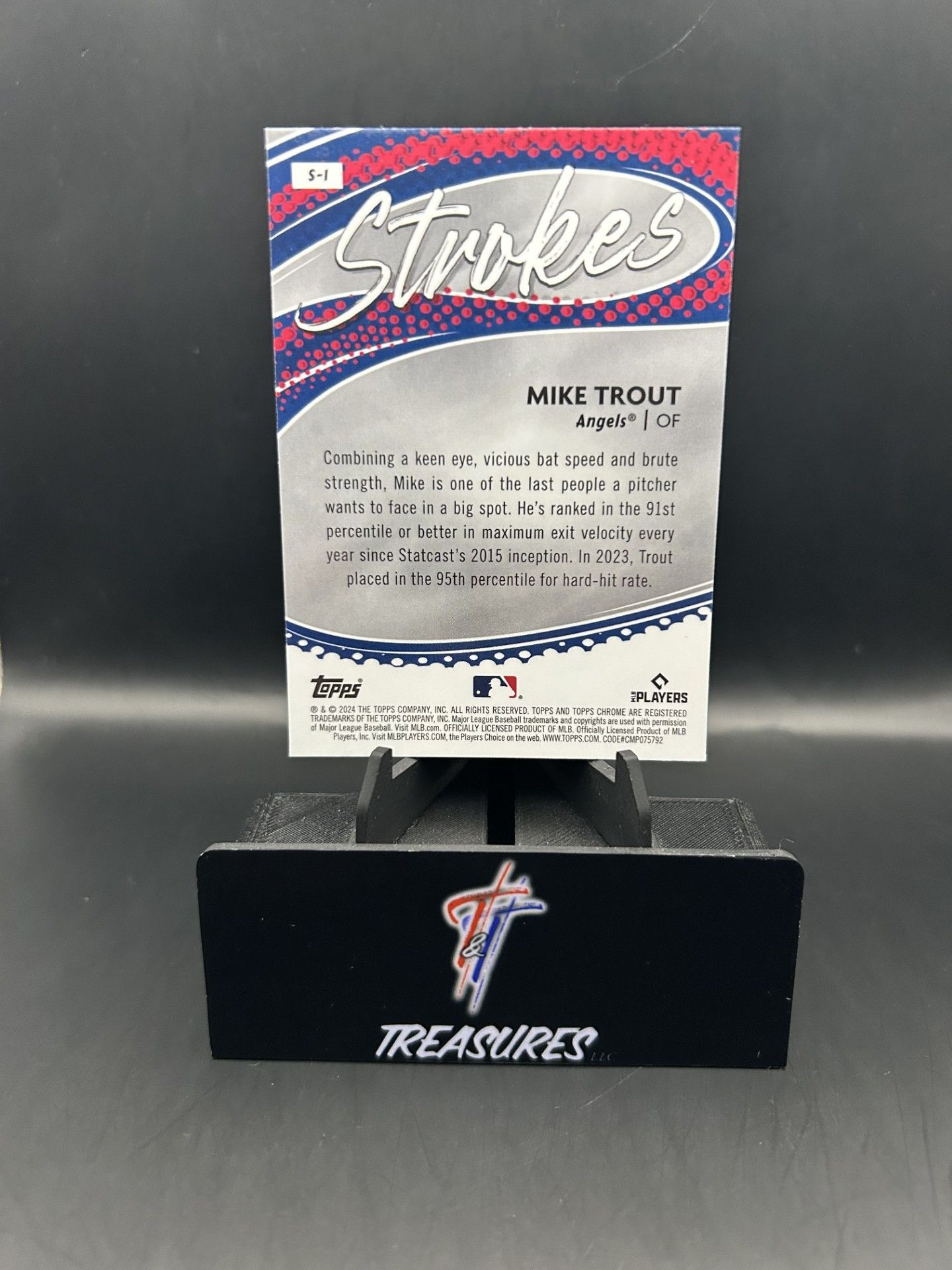 Mike Trout Strokes Refractor