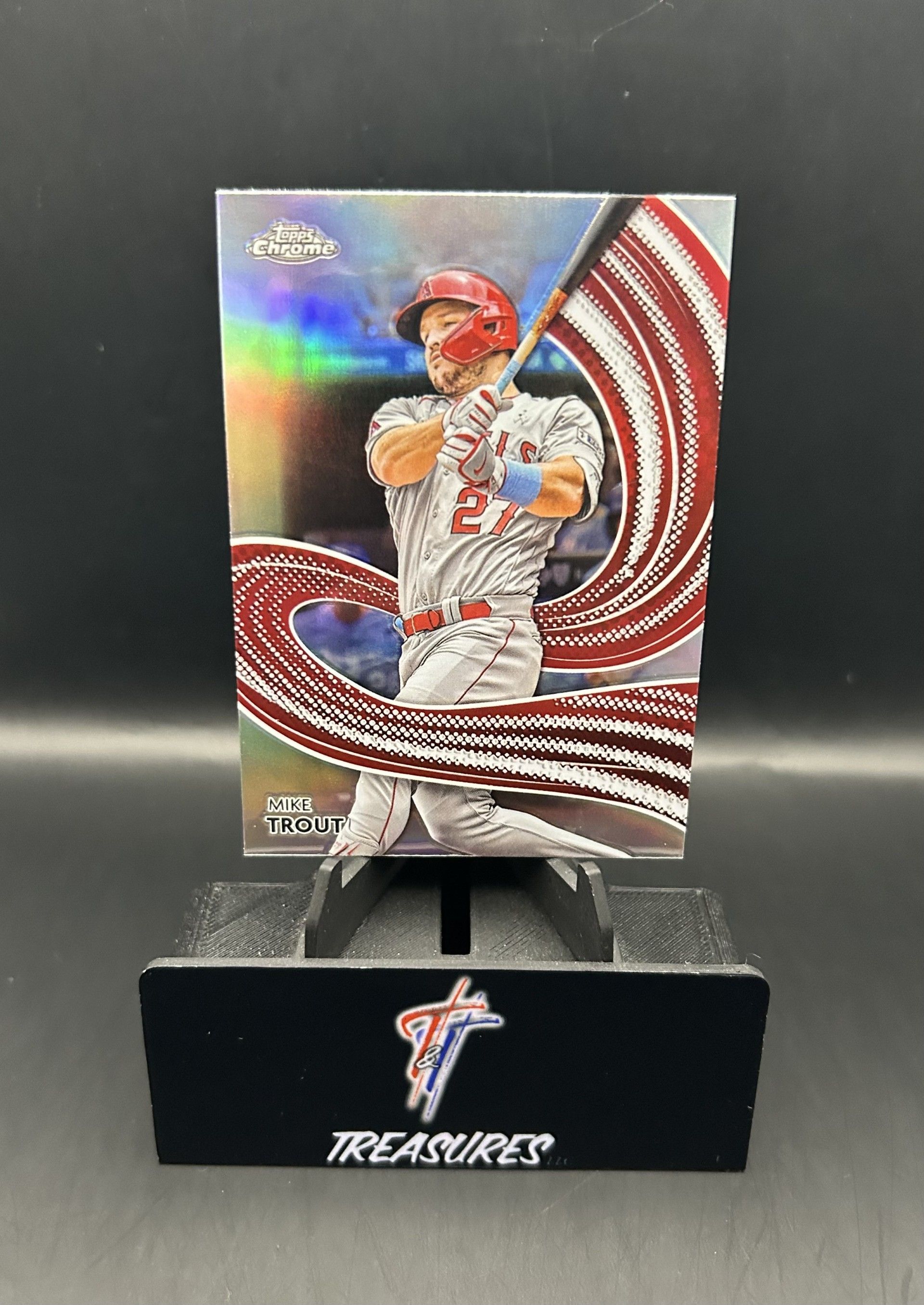 Mike Trout Strokes Refractor