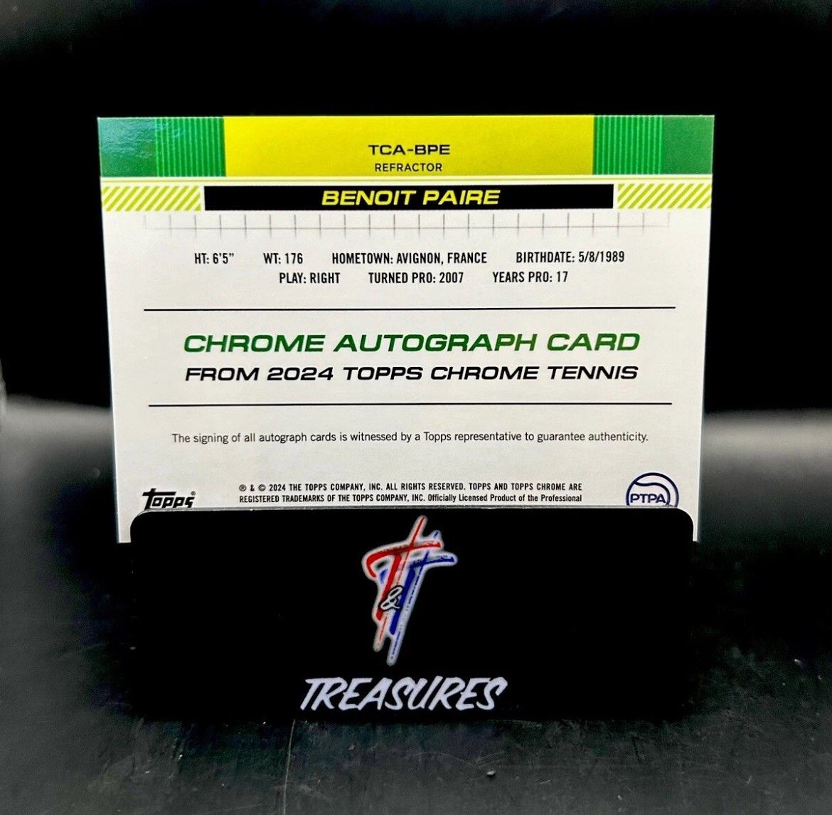 Benoit Paire Refractor Auto 398/499