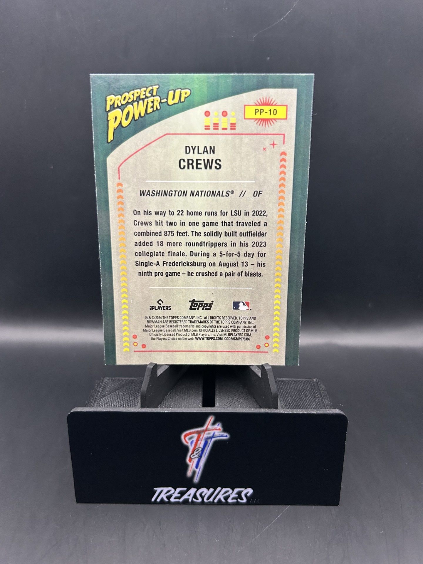 Dylan Crews Prospect Power-Up Mojo Refractor