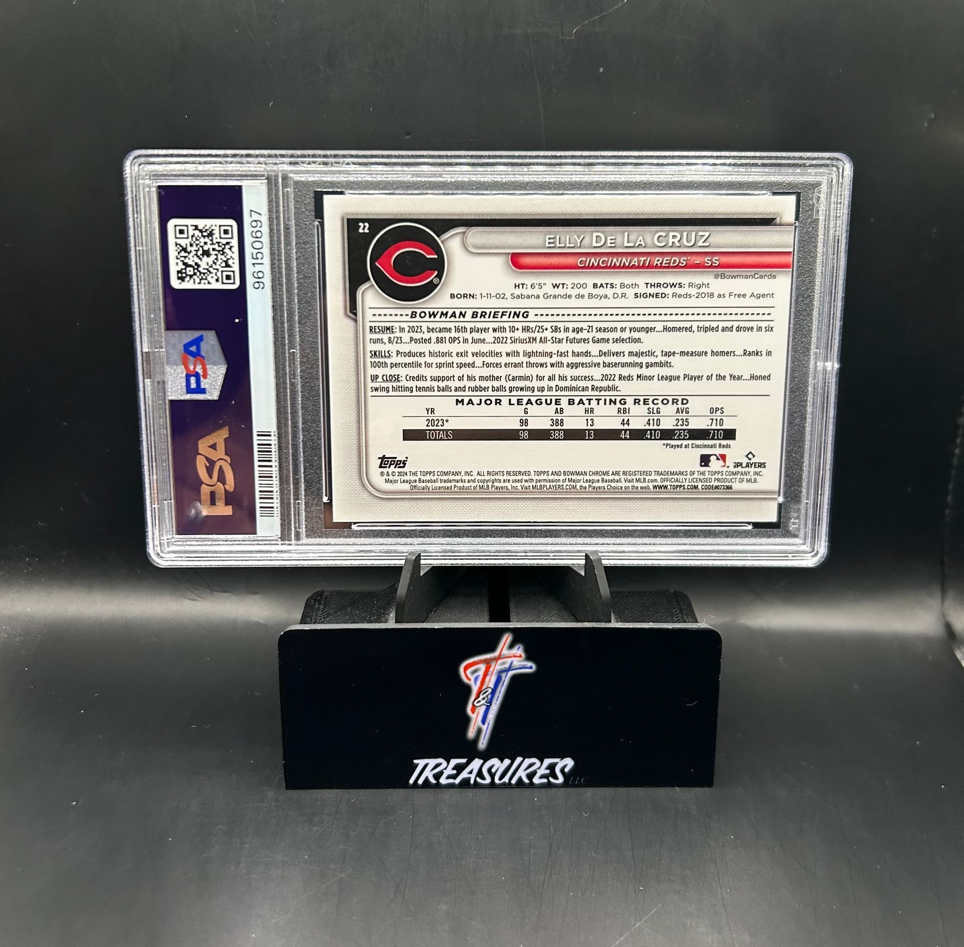 Elly De La Cruz RC Mojo Refractor PSA 9