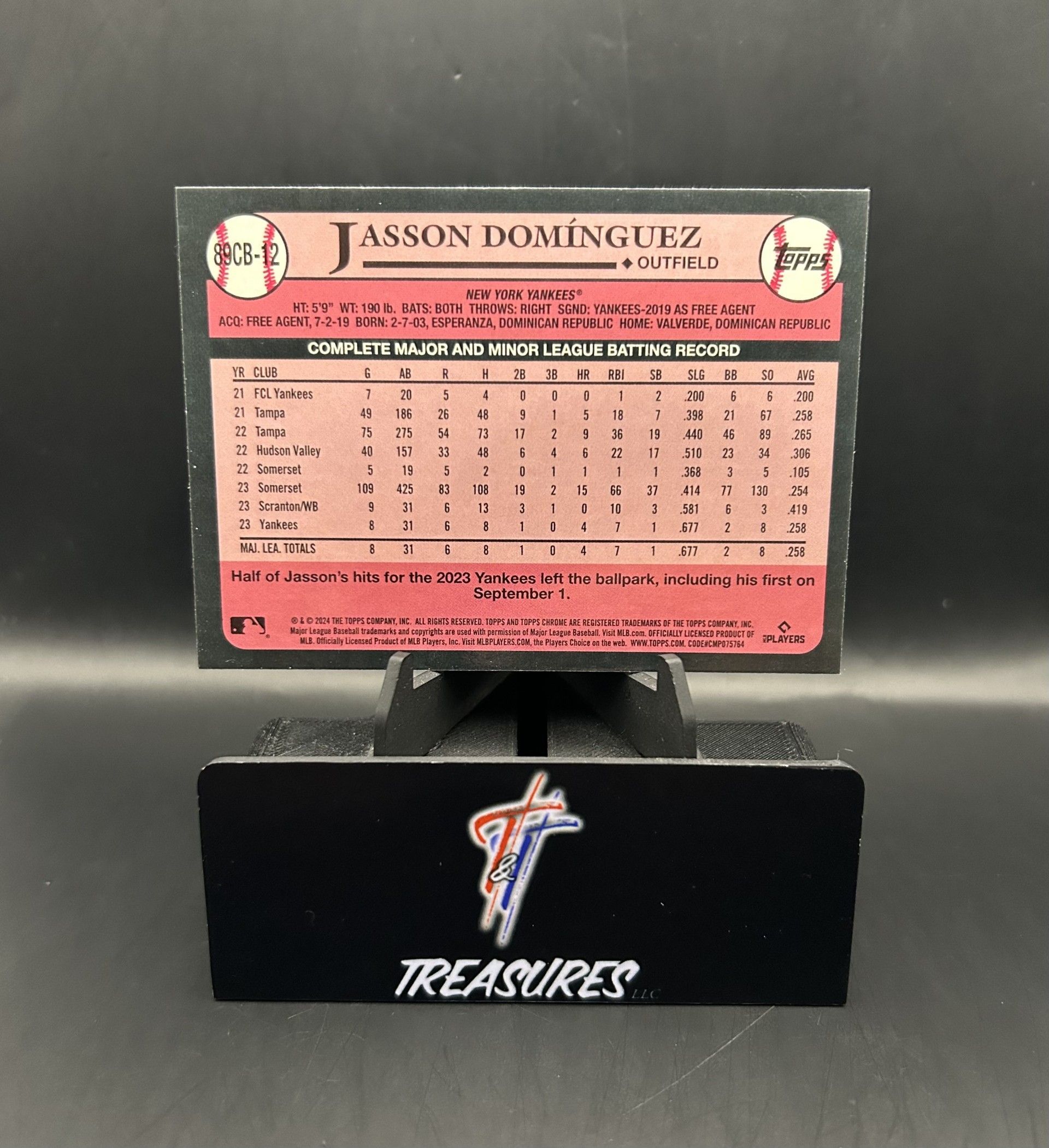 Jasson Dominguez RC Refractor 35th Anniversary