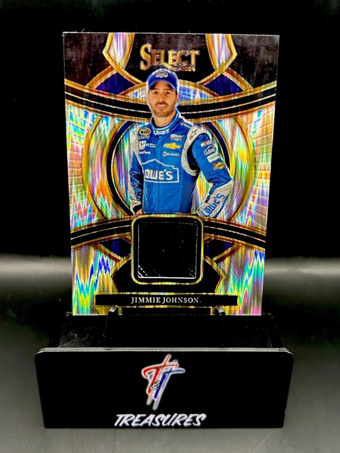 Jimmie Johnson Race Worn / Used Material Flash Prizm