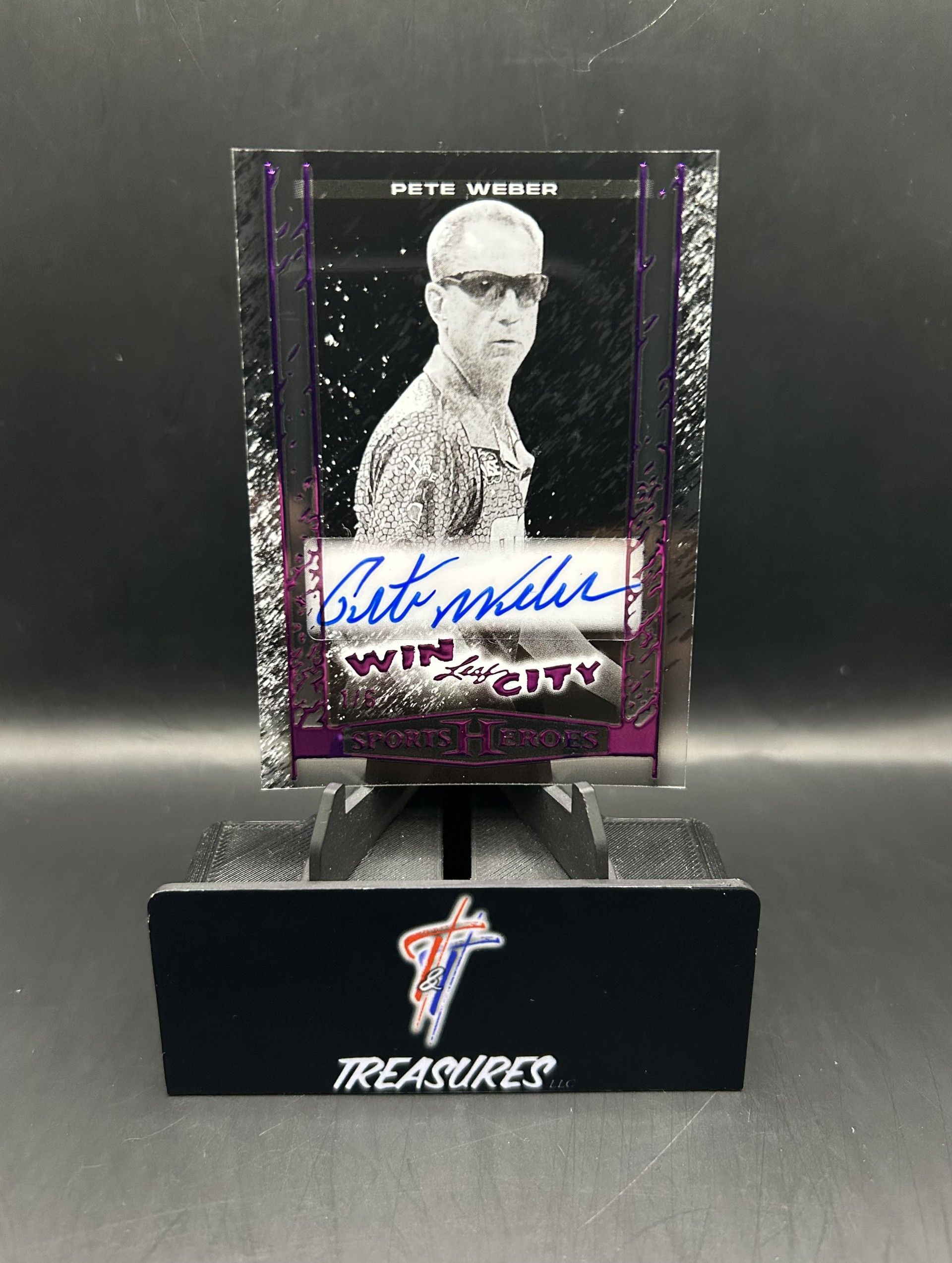 Pete Weber 1/6 (1ST OFF THE PRINT) Purple Win City