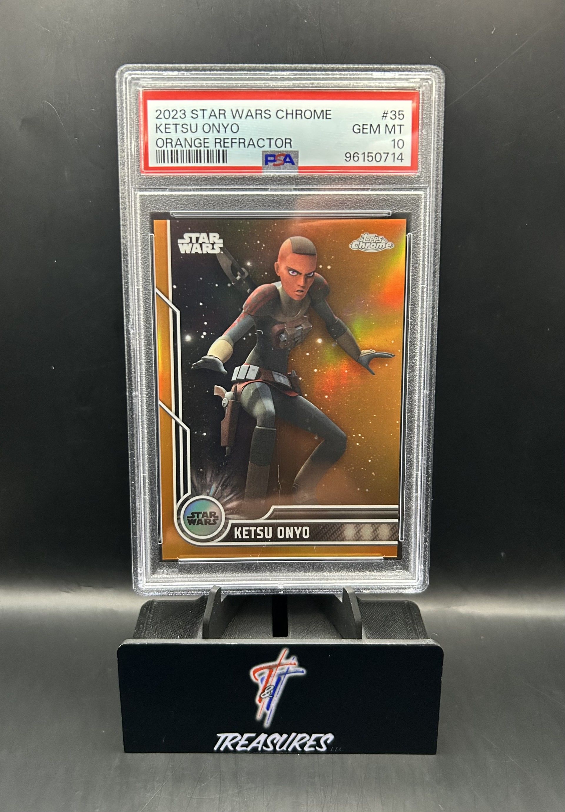 Ketsu Onyo 22/25 Orange Refractor PSA 10