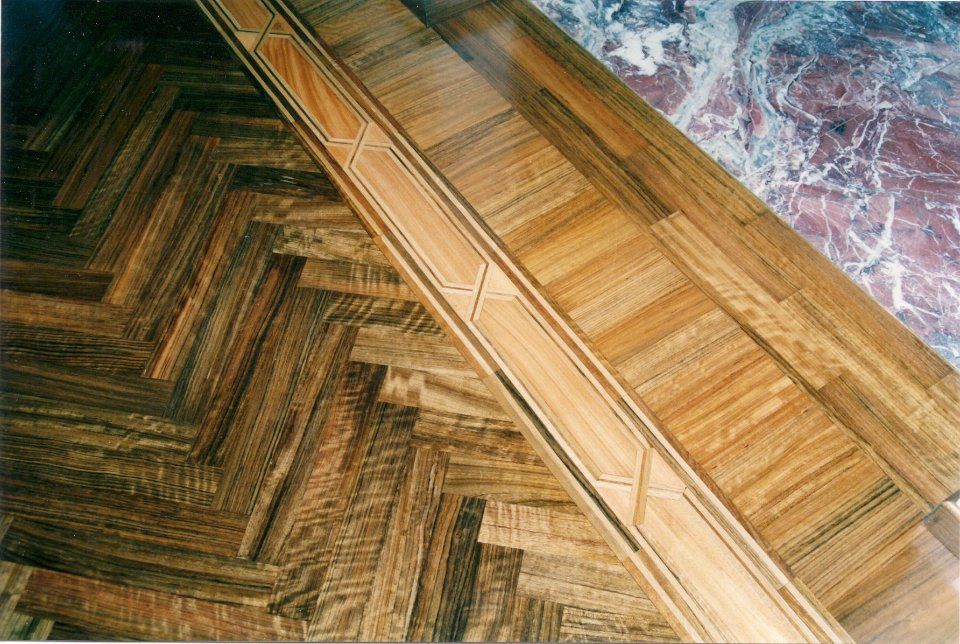 pavimento legno dipinto