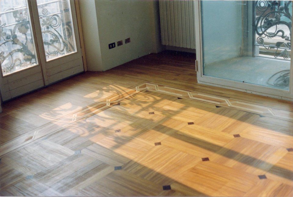 parquet con decori