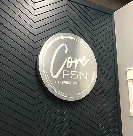Illuminated Interior Wall Sign Core FSN