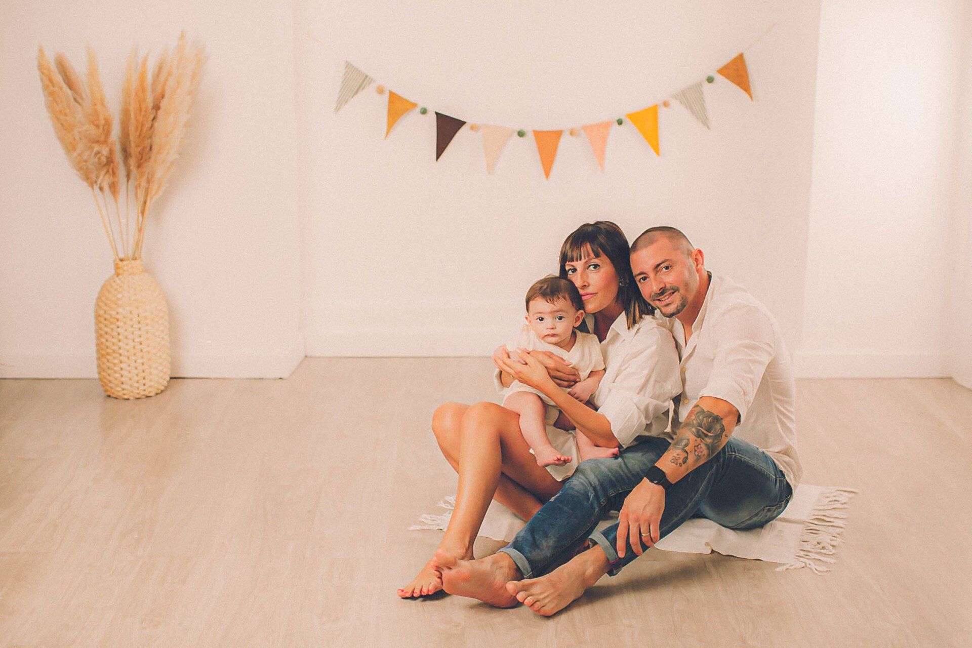 servizio fotografico famiglia con bimbo