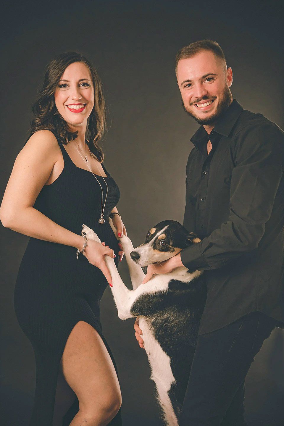 servizio fotografico coppia con cane