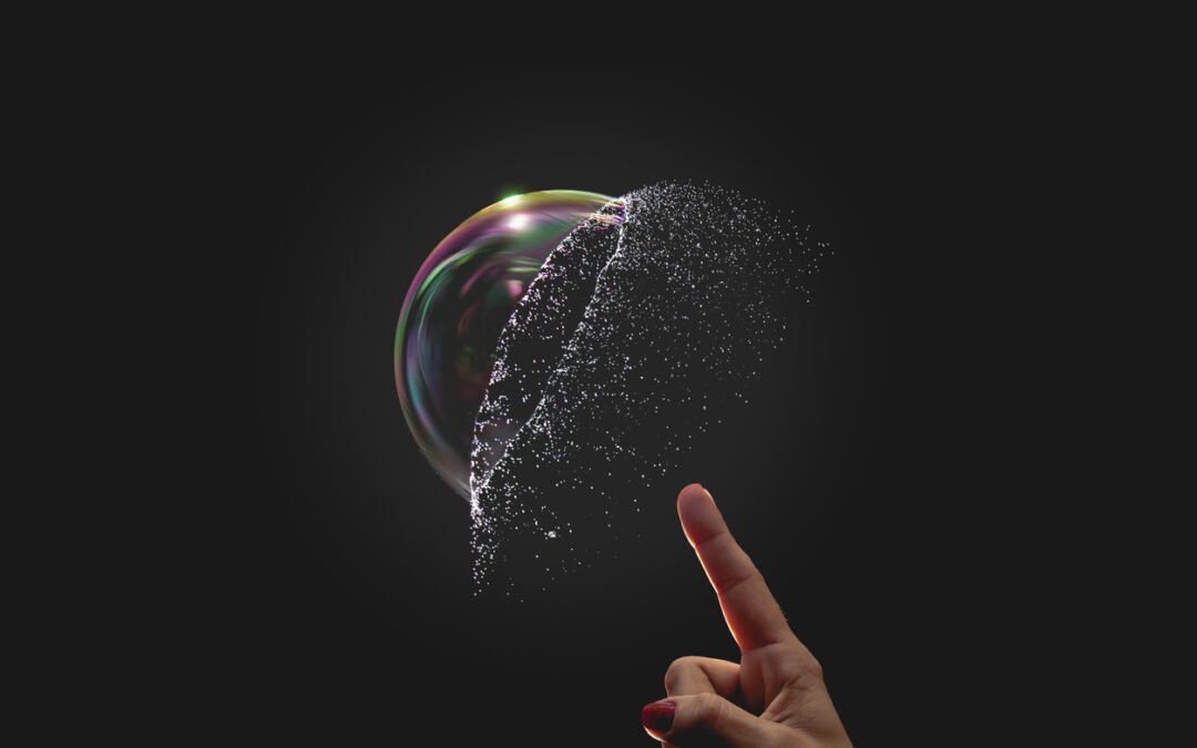 burst air max bubble