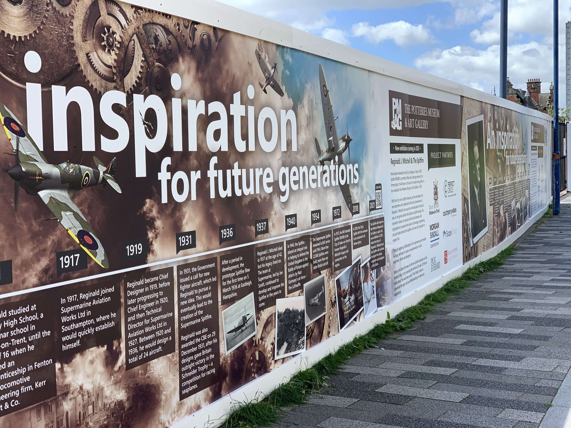 HLB Signs - sign design services - Spitfire hoarding