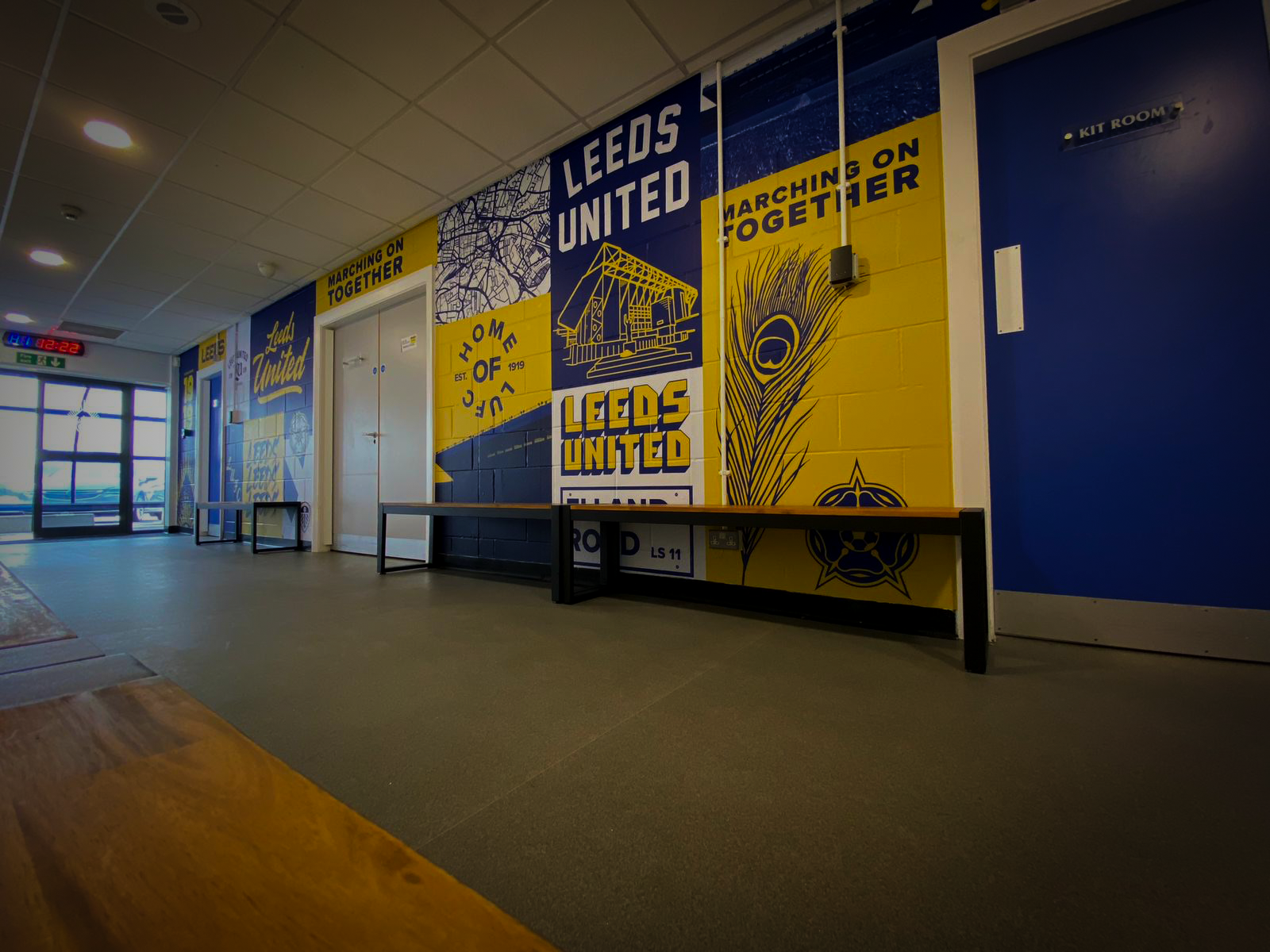HLB Signs - sign design services - football stadium indoor