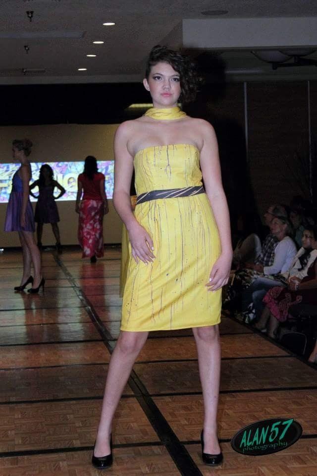 Model With Yellow Dress | Belgrade, MT | The Stitch House
