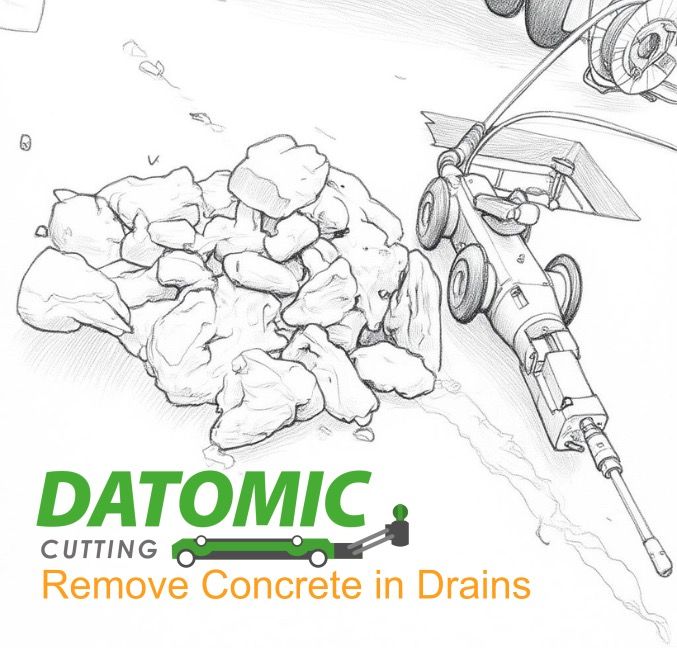 Remove Concrete in Drains