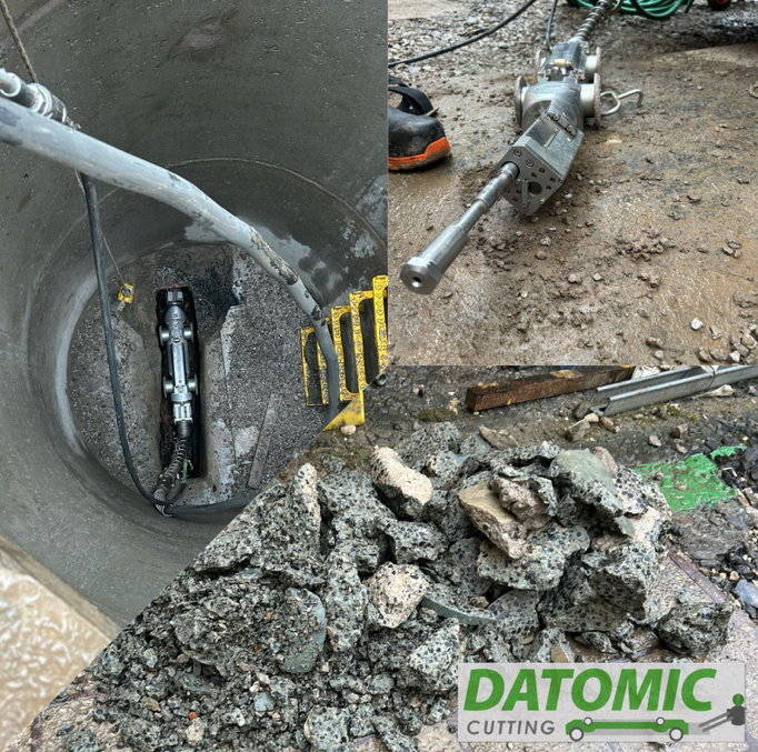 Remove Concrete in Drains